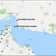 Map released by the Pentagon showing where it claims the American drone was operating